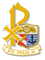 [St. Pius X Catholic High School Logo]